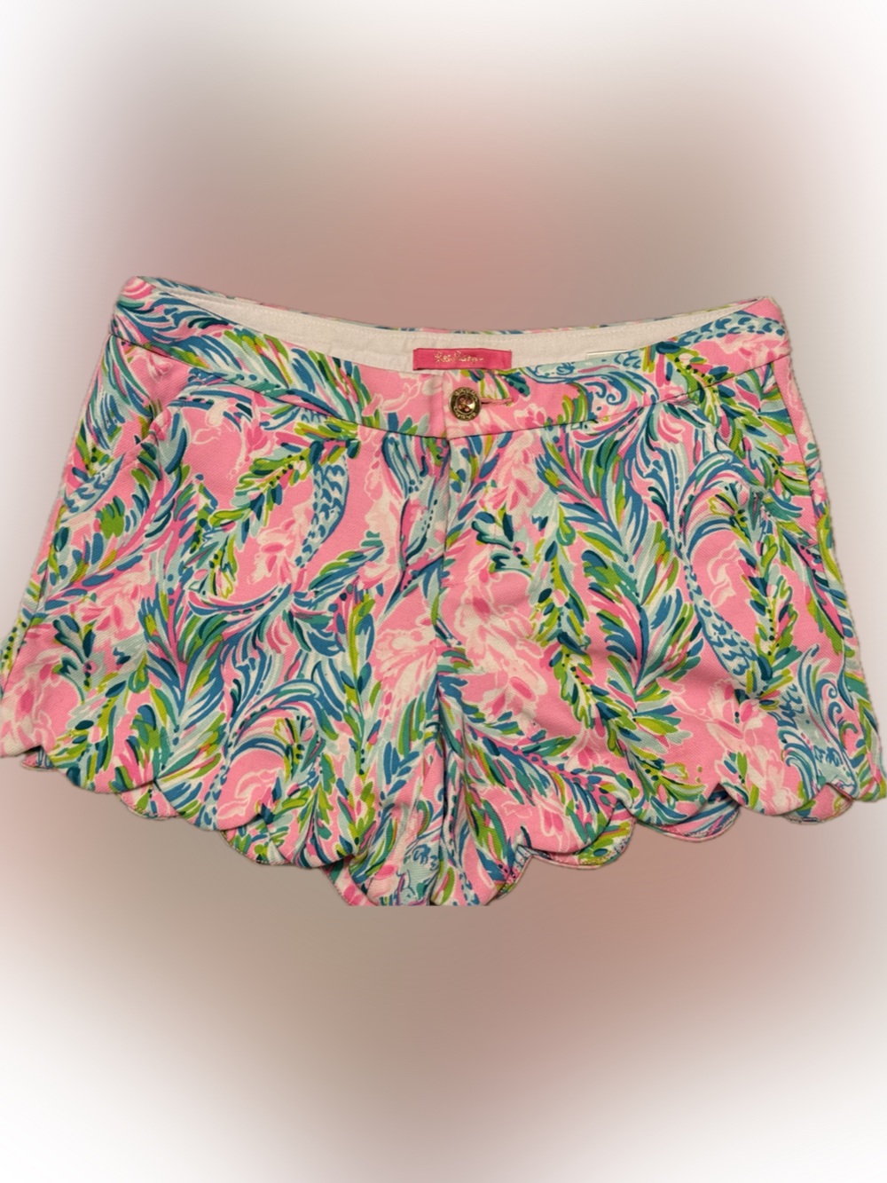 Lilly Pulitzer Buttercup shorts in “Pink Unicorn of the Sea Mermaid" print